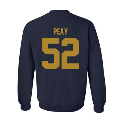 Georgia Tech - NCAA Football : Kevin Peay - Classic Shersey Crewneck Sweatshirt-1