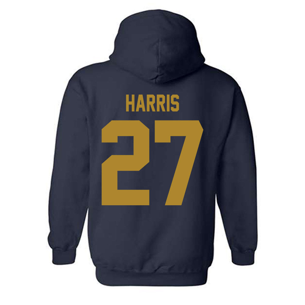 Georgia Tech - NCAA Football : Tae Harris - Classic Shersey Hooded Sweatshirt-1