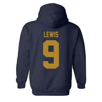 Georgia Tech - NCAA Baseball : Coleman Lewis - Classic Shersey Hooded Sweatshirt-1