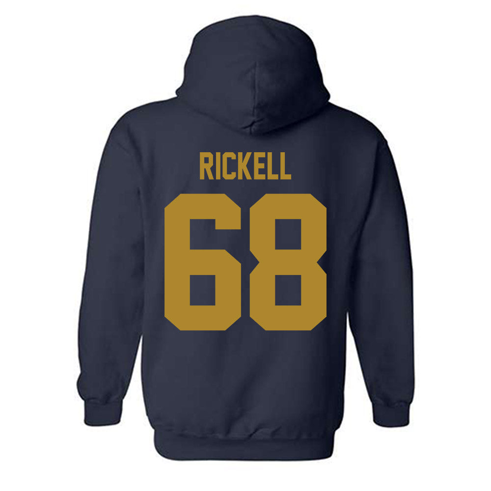 Georgia Tech - NCAA Football : Eli Rickell - Classic Shersey Hooded Sweatshirt-1