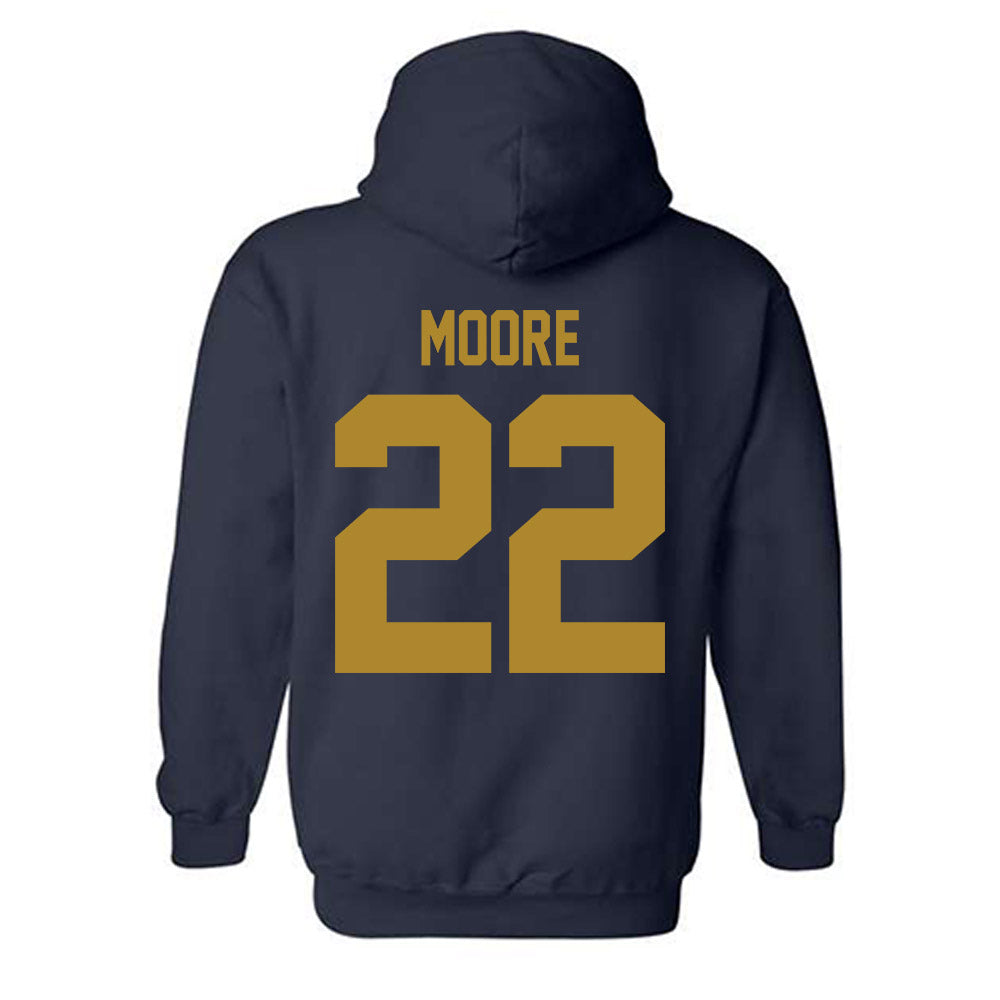 Georgia Tech - NCAA Football : D.J. Moore - Classic Shersey Hooded Sweatshirt-1