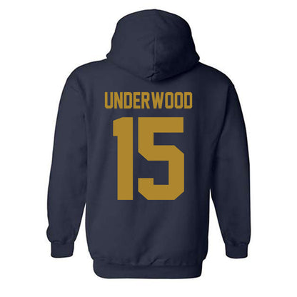 Georgia Tech - NCAA Baseball : Cooper Underwood - Classic Shersey Hooded Sweatshirt-1