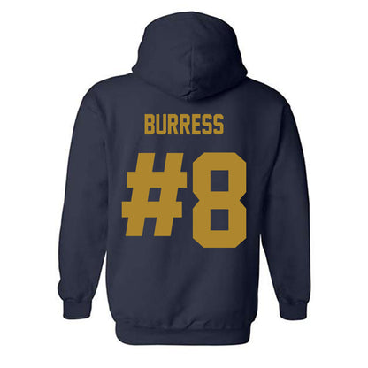 Georgia Tech - NCAA Baseball : Drew Burress - Classic Shersey Hooded Sweatshirt-1