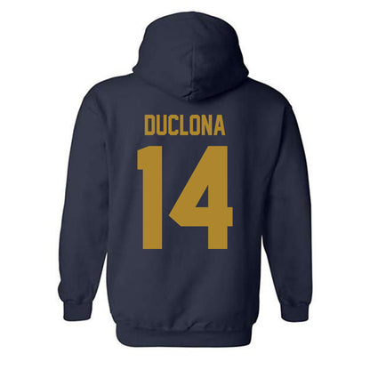 Georgia Tech - NCAA Football : Jonas Duclona - Classic Shersey Hooded Sweatshirt-1