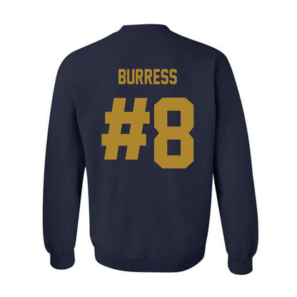 Georgia Tech - NCAA Baseball : Drew Burress - Classic Shersey Crewneck Sweatshirt-1