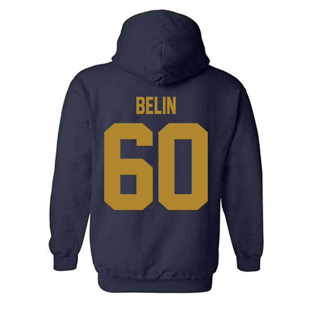 Georgia Tech - NCAA Football : Blake Belin - Classic Shersey Hooded Sweatshirt-1