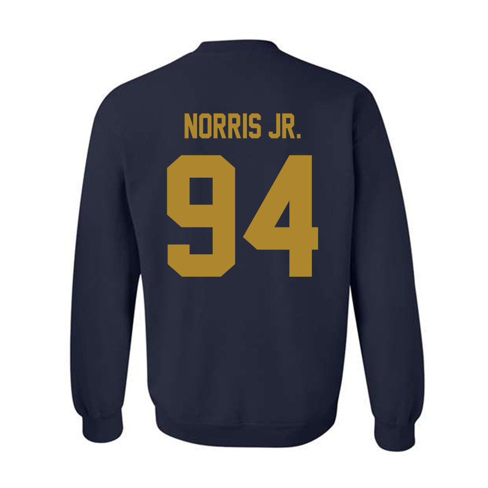 Georgia Tech - NCAA Football : Derry Norris Jr. - Classic Shersey Crewneck Sweatshirt-1