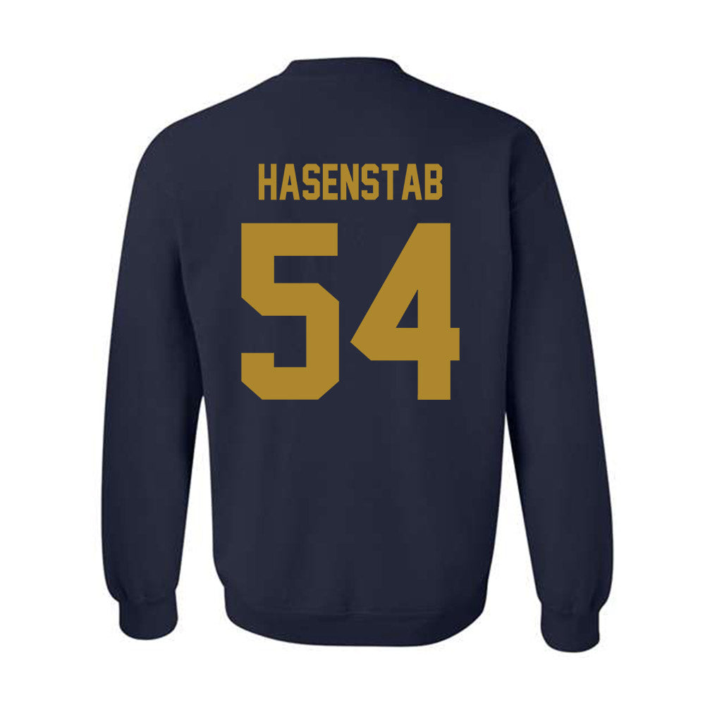 Georgia Tech - NCAA Baseball : Riley Hasenstab - Classic Shersey Crewneck Sweatshirt-1