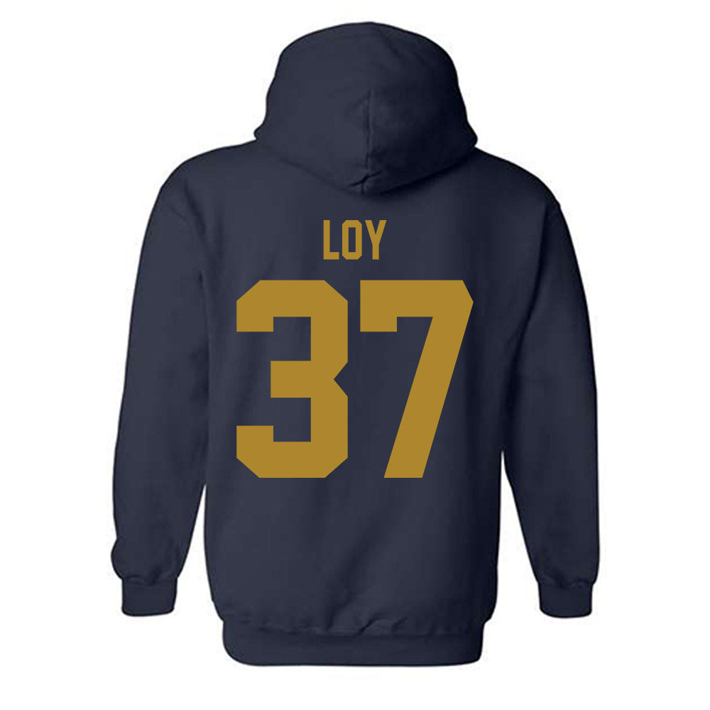 Georgia Tech - NCAA Baseball : Dylan Loy - Classic Shersey Hooded Sweatshirt-1