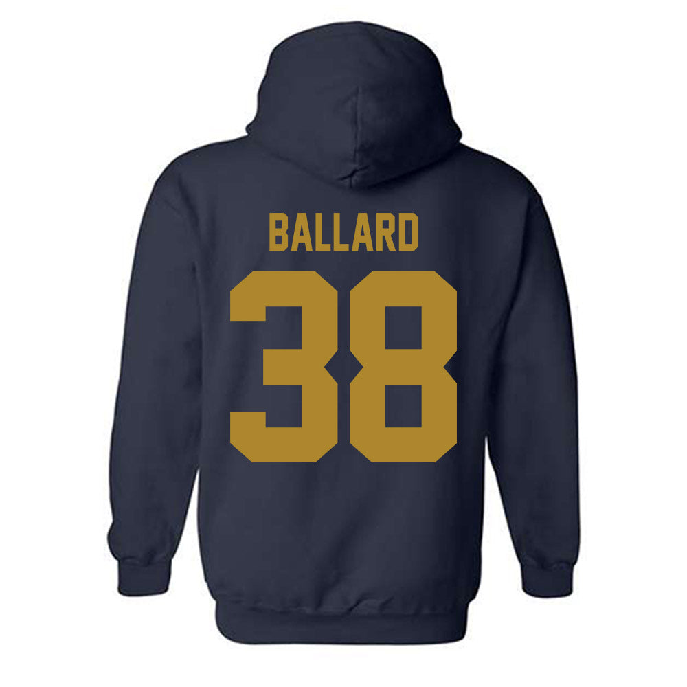 Georgia Tech - NCAA Baseball : Carson Ballard - Classic Shersey Hooded Sweatshirt-1