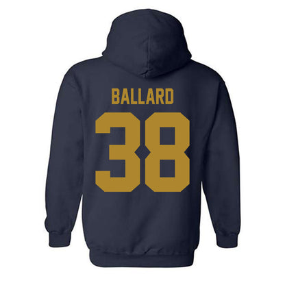 Georgia Tech - NCAA Baseball : Carson Ballard - Classic Shersey Hooded Sweatshirt-1
