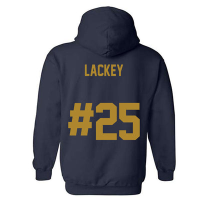 Georgia Tech - NCAA Baseball : Vahn Lackey - Classic Shersey Hooded Sweatshirt-1