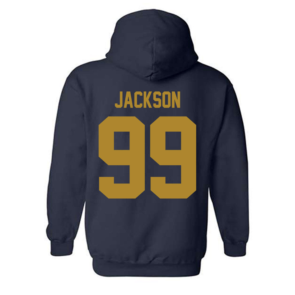 Georgia Tech - NCAA Football : Vincent Jackson - Classic Shersey Hooded Sweatshirt-1