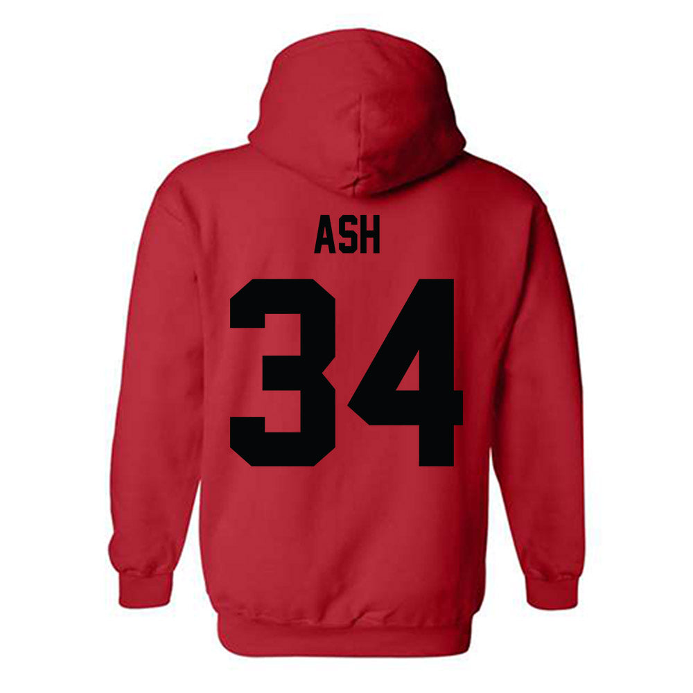 Texas Tech - NCAA Football : Jude Ash - Classic Shersey Hooded Sweatshirt-1