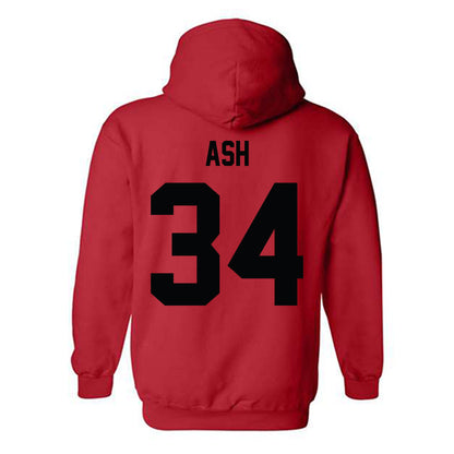 Texas Tech - NCAA Football : Jude Ash - Classic Shersey Hooded Sweatshirt-1