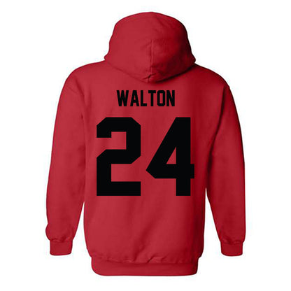 Texas Tech - NCAA Men's Basketball : Kerwin Walton - Classic Shersey Hooded Sweatshirt-1