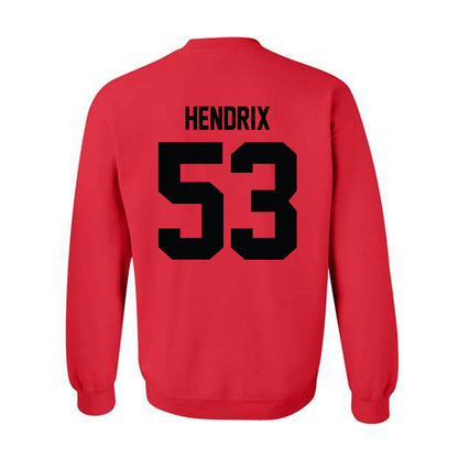 Texas Tech - NCAA Football : Holton Hendrix - Classic Shersey Crewneck Sweatshirt-1