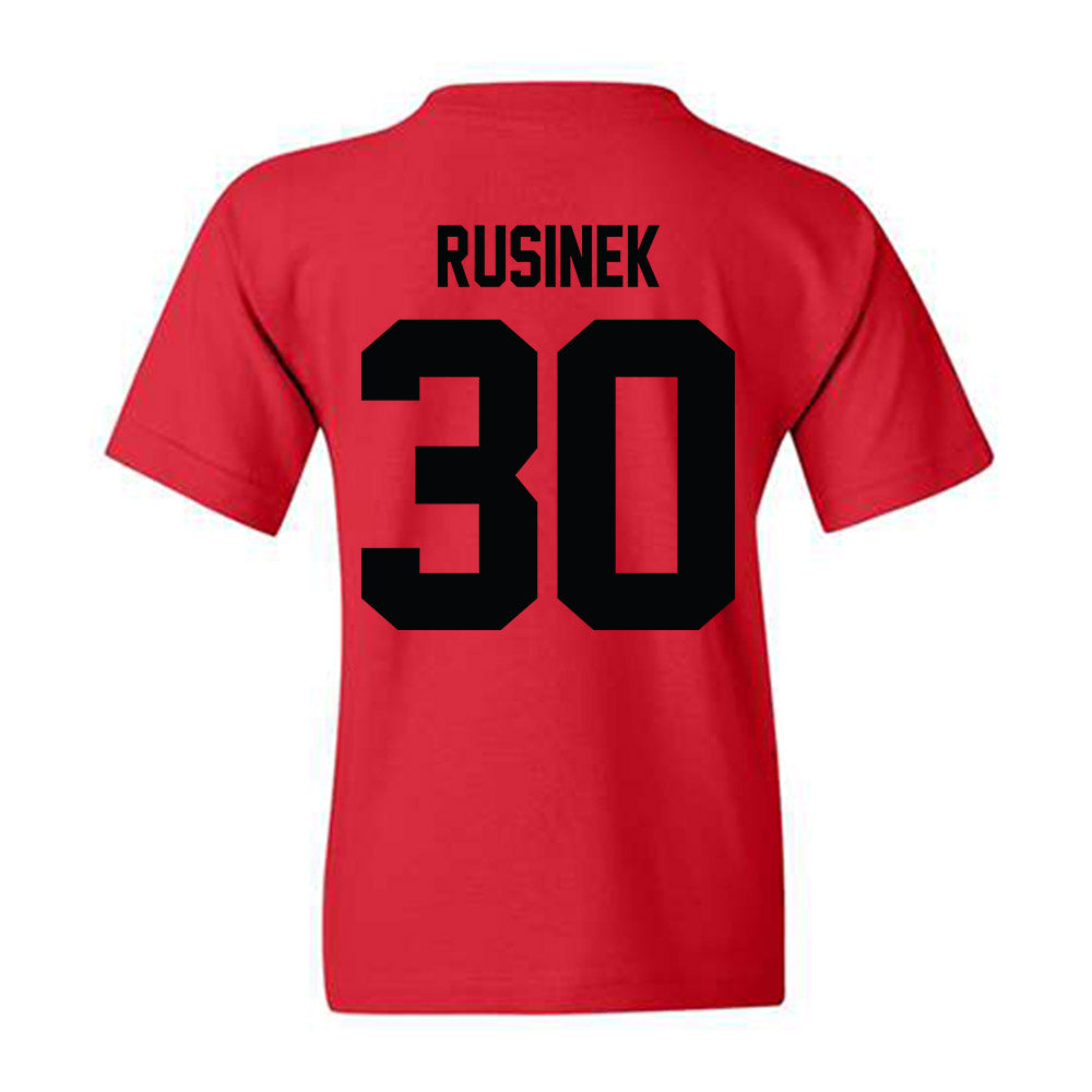 Texas Tech - NCAA Baseball : Jesse Rusinek - Classic Shersey Youth T-Shirt-1