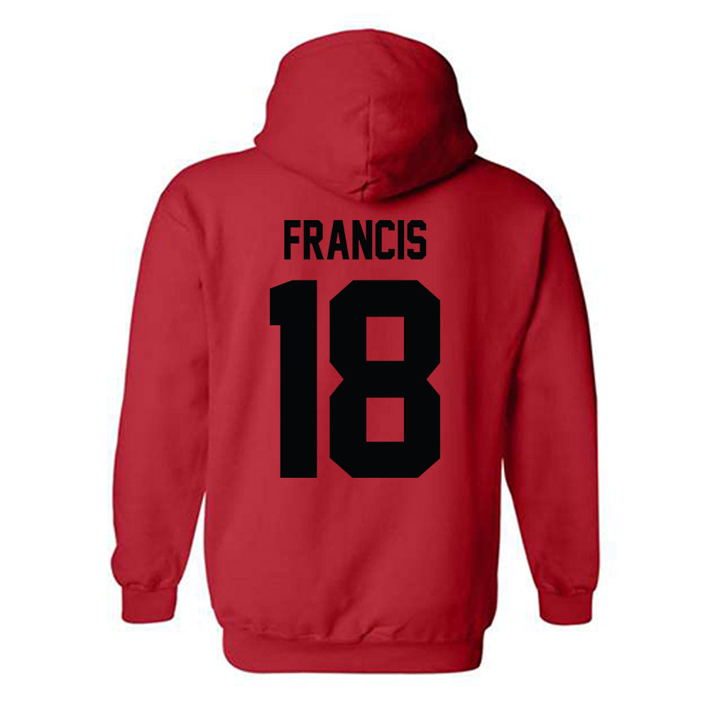 Texas Tech - NCAA Football : Kirk Francis - Classic Shersey Hooded Sweatshirt-1