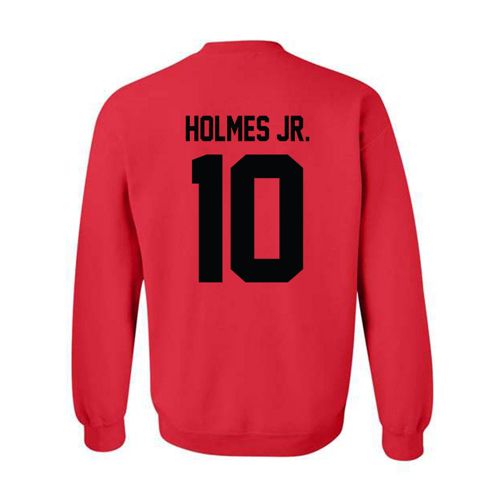 Texas Tech - NCAA Football : A.J. Holmes Jr. - Classic Shersey Crewneck Sweatshirt-1