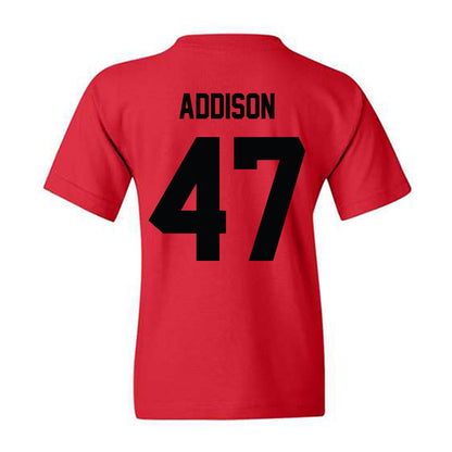Texas Tech - NCAA Baseball : Logan Addison - Classic Shersey Youth T-Shirt-1
