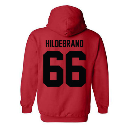 Texas Tech - NCAA Football : Jackson Hildebrand - Classic Shersey Hooded Sweatshirt-1