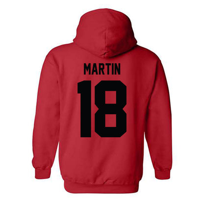 Texas Tech - NCAA Football : SVioarean Martin - Classic Shersey Hooded Sweatshirt-1