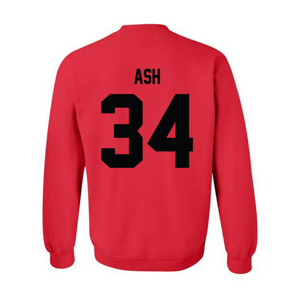 Texas Tech - NCAA Football : Jude Ash - Classic Shersey Crewneck Sweatshirt-1
