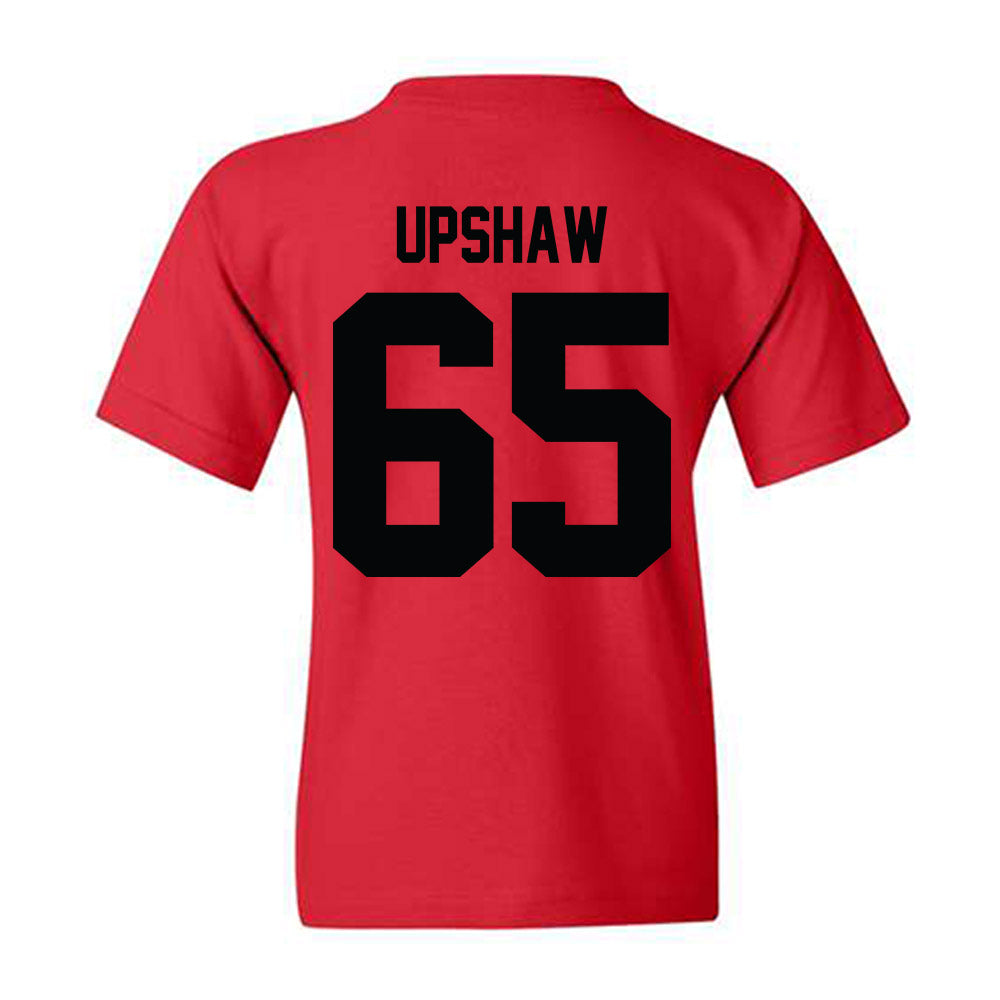 Texas Tech - NCAA Football : Danthis Upshaw - Classic Shersey Youth T-Shirt-1
