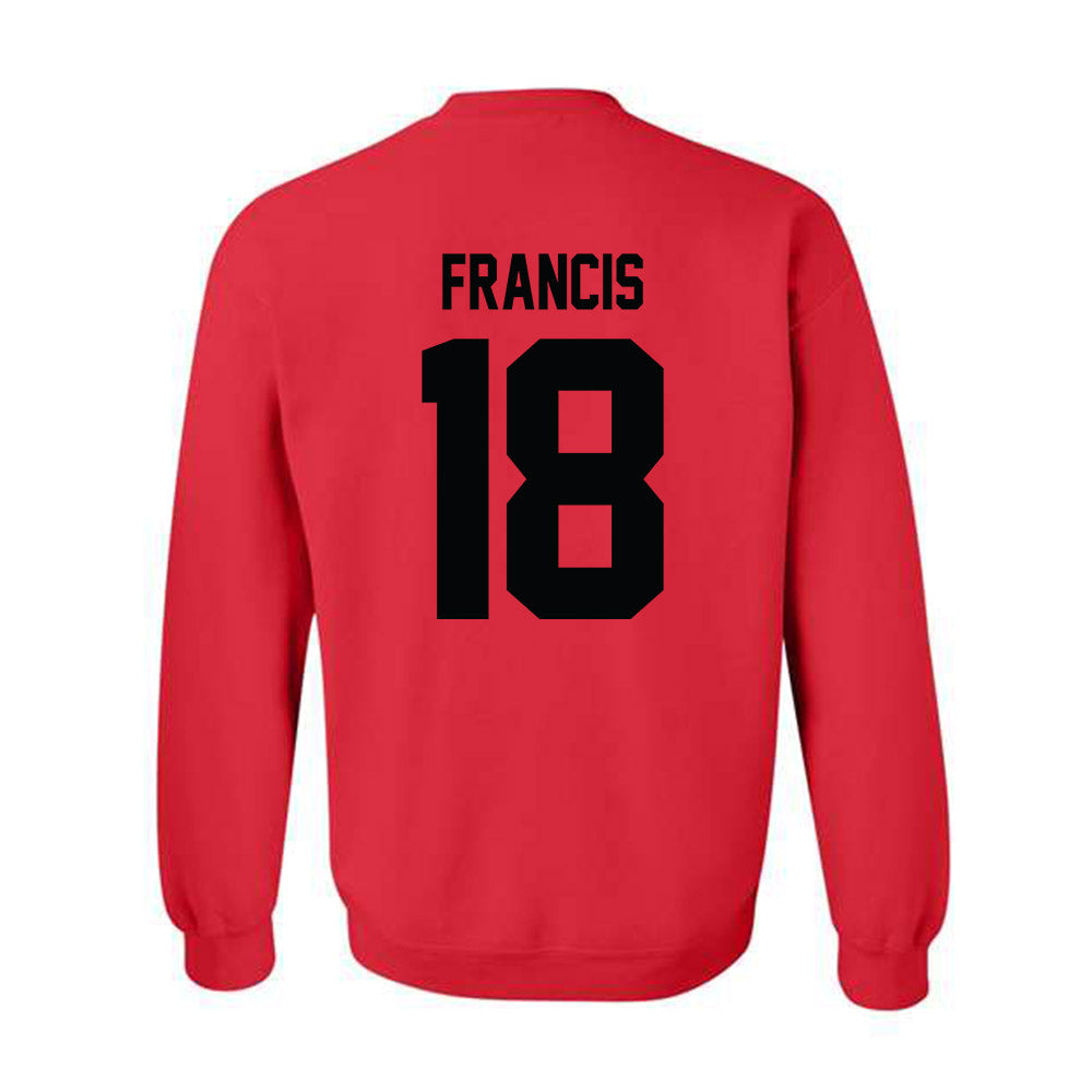 Texas Tech - NCAA Football : Kirk Francis - Classic Shersey Crewneck Sweatshirt-1