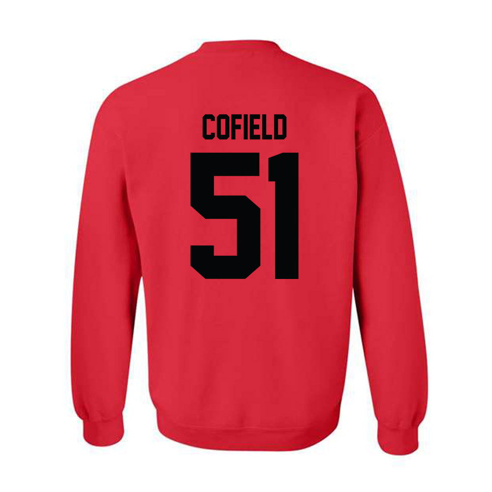 Texas Tech - NCAA Football : Jayden Cofield - Classic Shersey Crewneck Sweatshirt-1