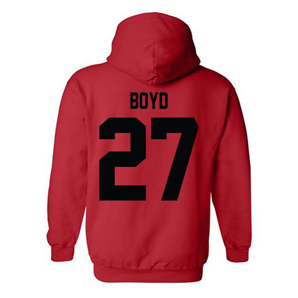 Texas Tech - NCAA Football : Amier Boyd - Classic Shersey Hooded Sweatshirt-1