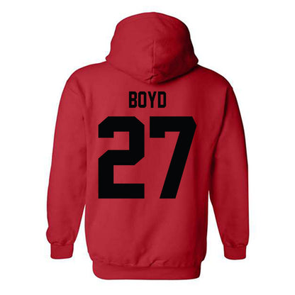 Texas Tech - NCAA Football : Amier Boyd - Classic Shersey Hooded Sweatshirt-1