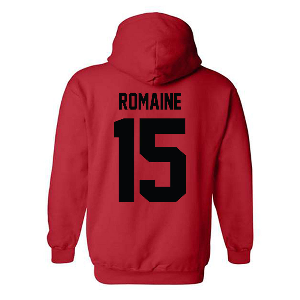 Texas Tech - NCAA Football : Austin Romaine - Classic Shersey Hooded Sweatshirt-1