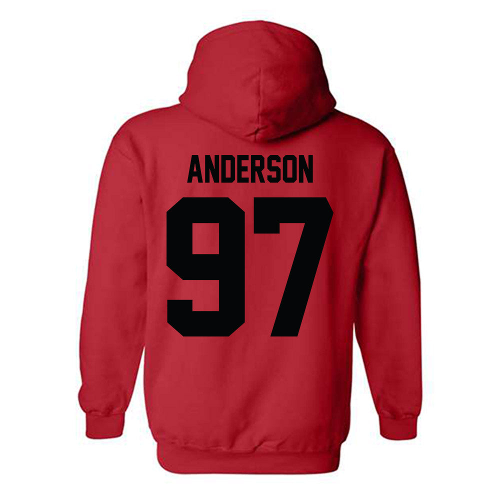 Texas Tech - NCAA Football : Charles Anderson - Classic Shersey Hooded Sweatshirt-1