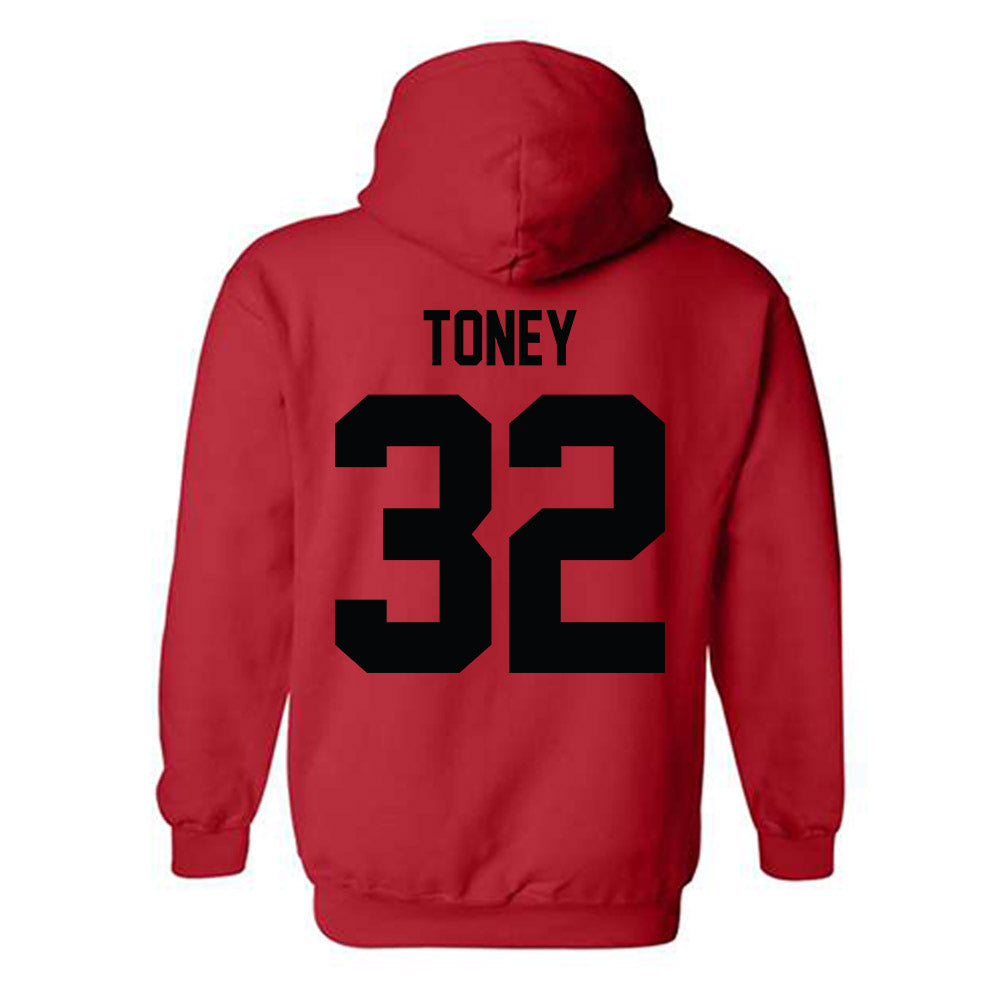 Texas Tech - NCAA Softball : Hailey Toney - Classic Shersey Hooded Sweatshirt-1
