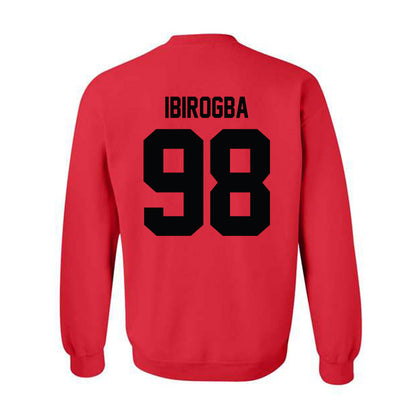 Texas Tech - NCAA Football : Mateen Ibirogba - Classic Shersey Crewneck Sweatshirt-1
