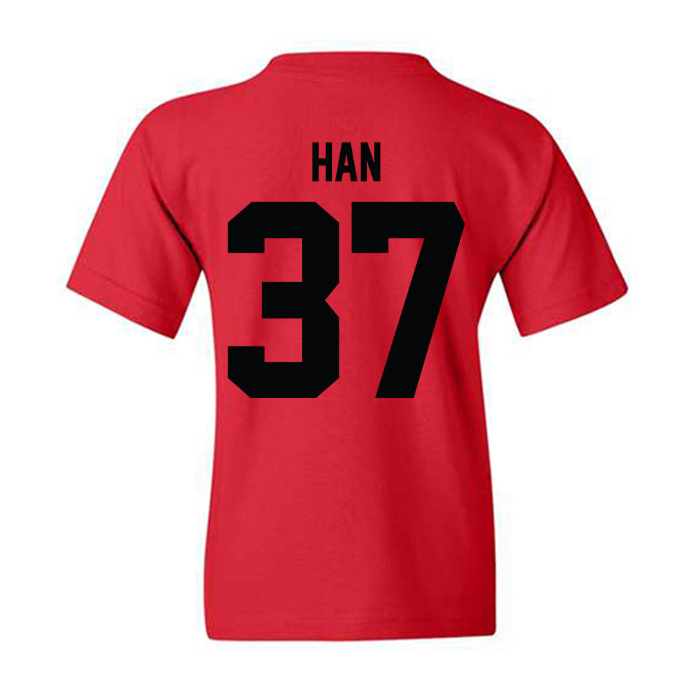 Texas Tech - NCAA Baseball : Heeryun Han - Classic Shersey Youth T-Shirt-1