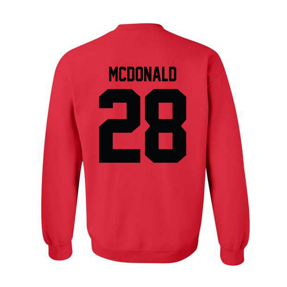 Texas Tech - NCAA Football : Braylan McDonald - Classic Shersey Crewneck Sweatshirt-1