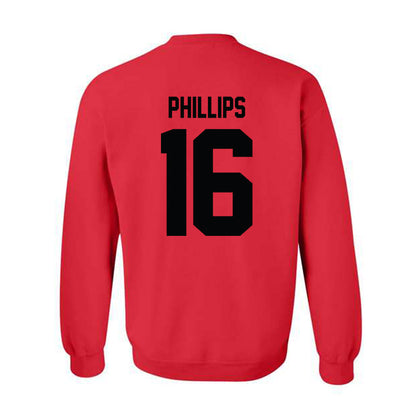 Texas Tech - NCAA Football : Holden Phillips - Classic Shersey Crewneck Sweatshirt-1