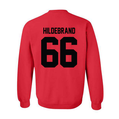 Texas Tech - NCAA Football : Jackson Hildebrand - Classic Shersey Crewneck Sweatshirt-1