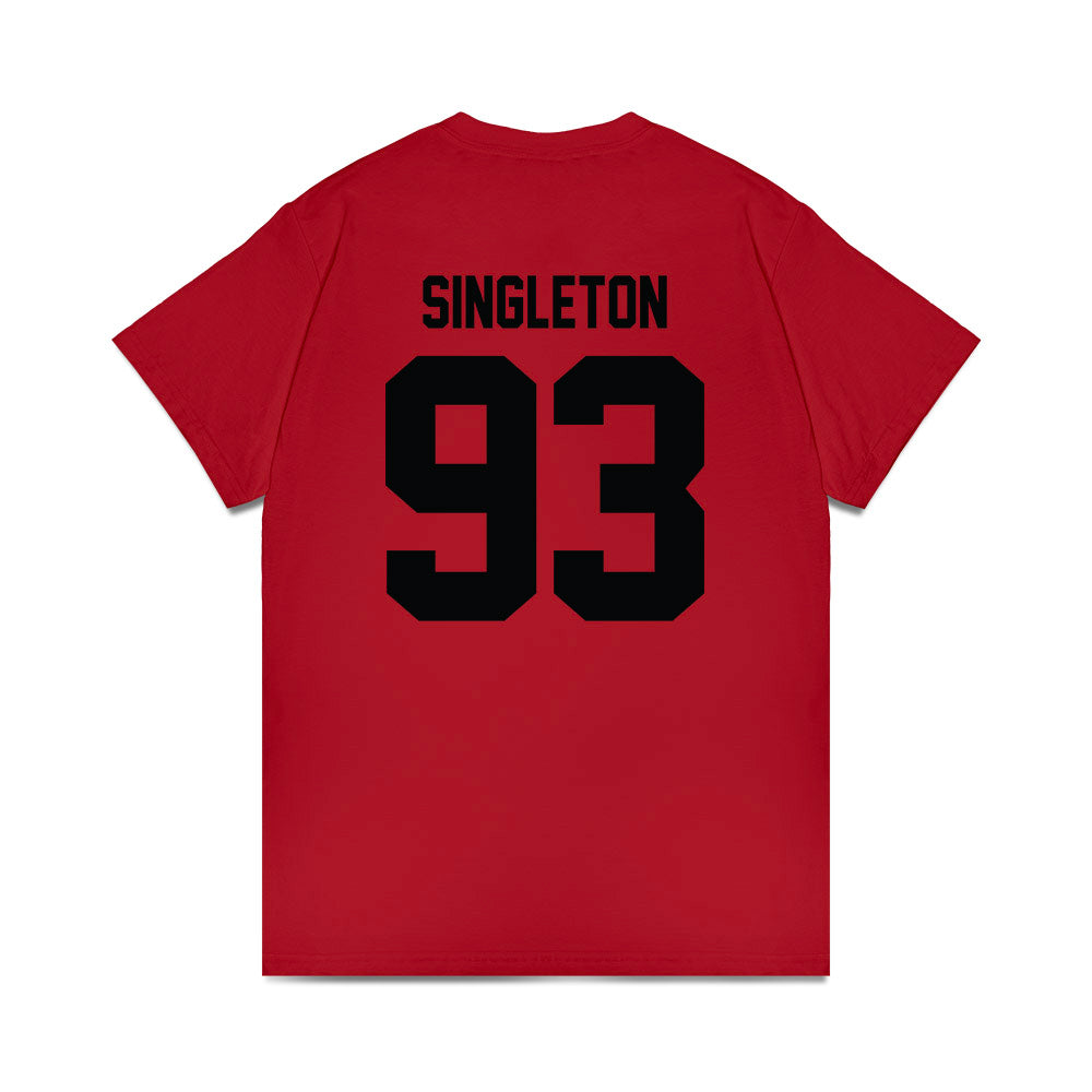 Texas Tech - NCAA Football : Dylan Singleton - Classic Shersey Heavy Cotton™ T-Shirt-1