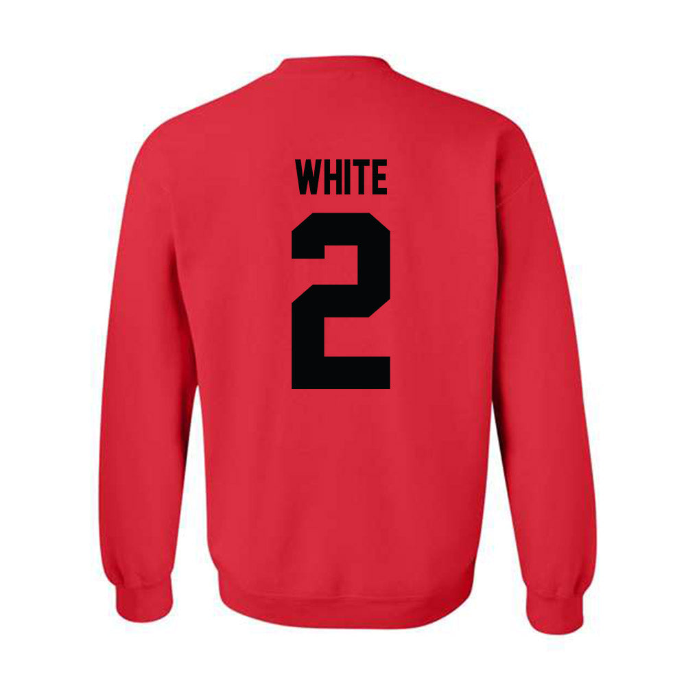 Texas Tech - NCAA Football : Trey White - Classic Shersey Crewneck Sweatshirt-1