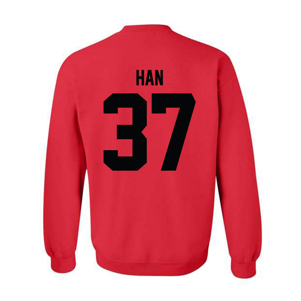 Texas Tech - NCAA Baseball : Heeryun Han - Classic Shersey Crewneck Sweatshirt-1