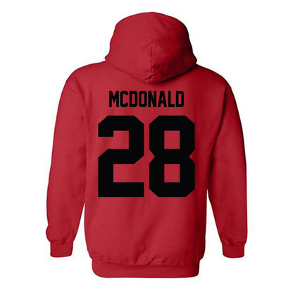 Texas Tech - NCAA Football : Braylan McDonald - Classic Shersey Hooded Sweatshirt-1