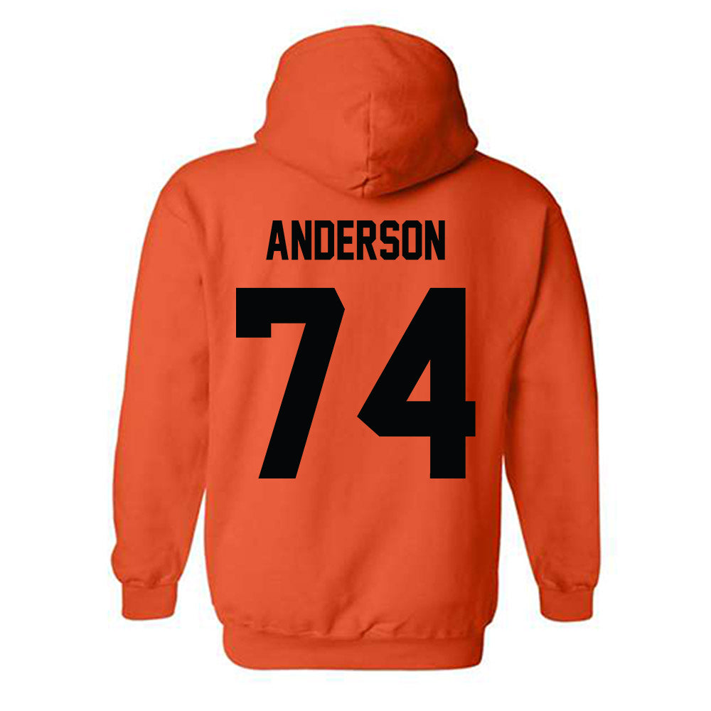 Oregon State - NCAA Football : Jacob Anderson - Classic Shersey Hooded Sweatshirt-1