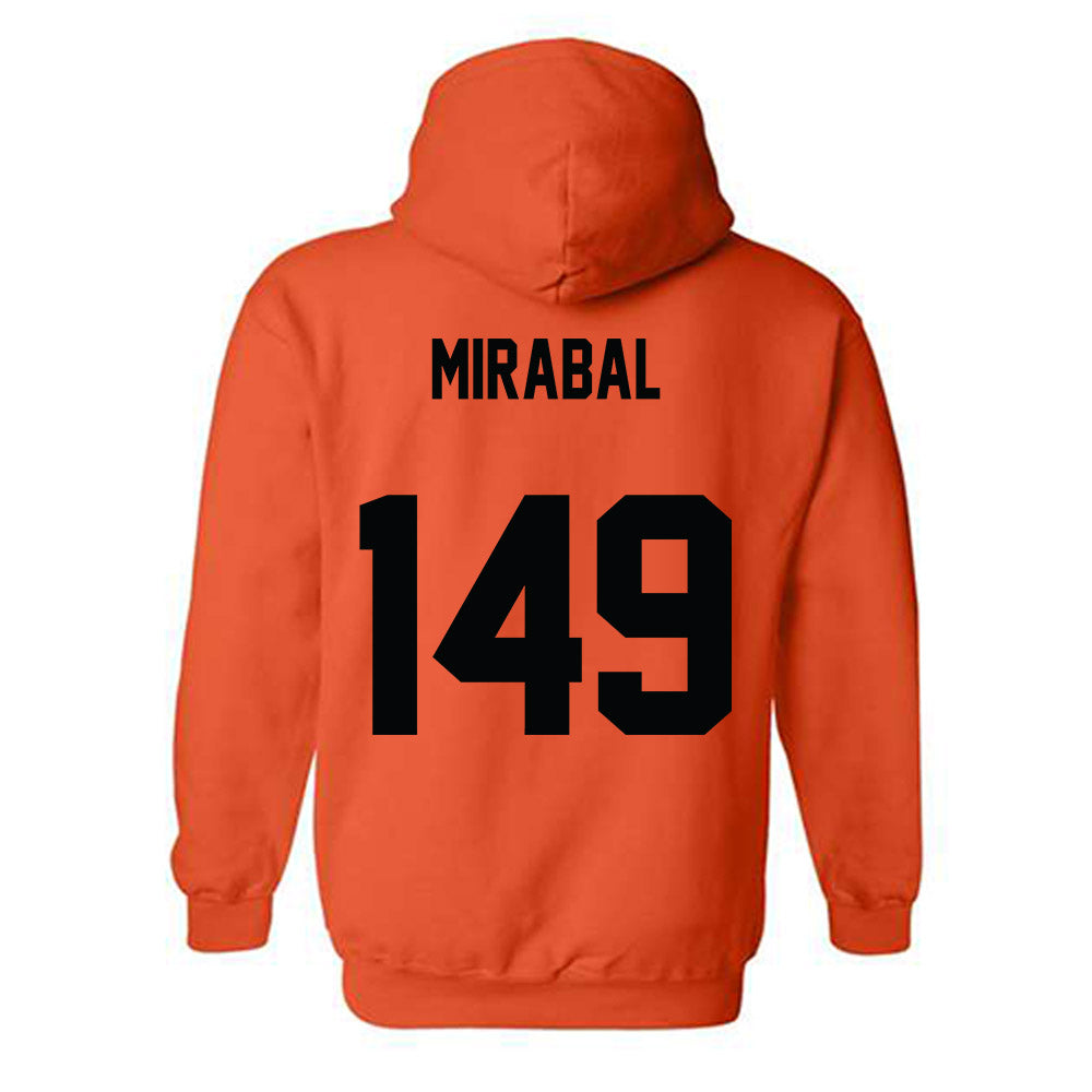 Oregon State - NCAA Wrestling : Moses Mirabal - Classic Shersey Hooded Sweatshirt-1
