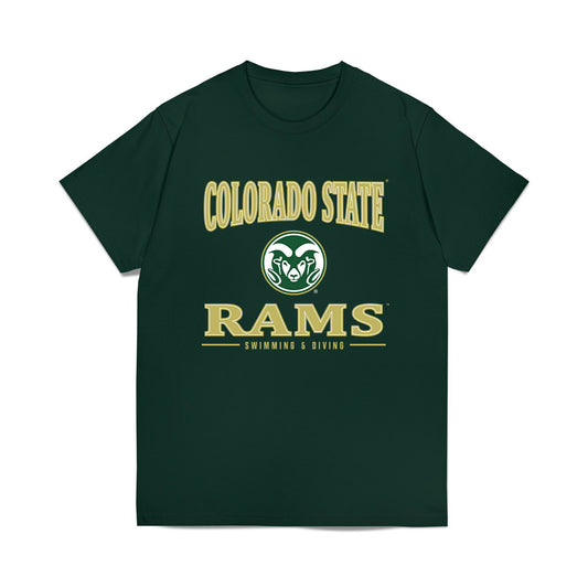 Colorado State - NCAA Women's Swimming & Diving : Gabby Hall - Classic Shersey Heavy Cotton™ T-Shirt-0
