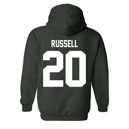 Michigan State - NCAA Men's Ice Hockey : Daniel Russell - Classic Shersey Hooded Sweatshirt-1