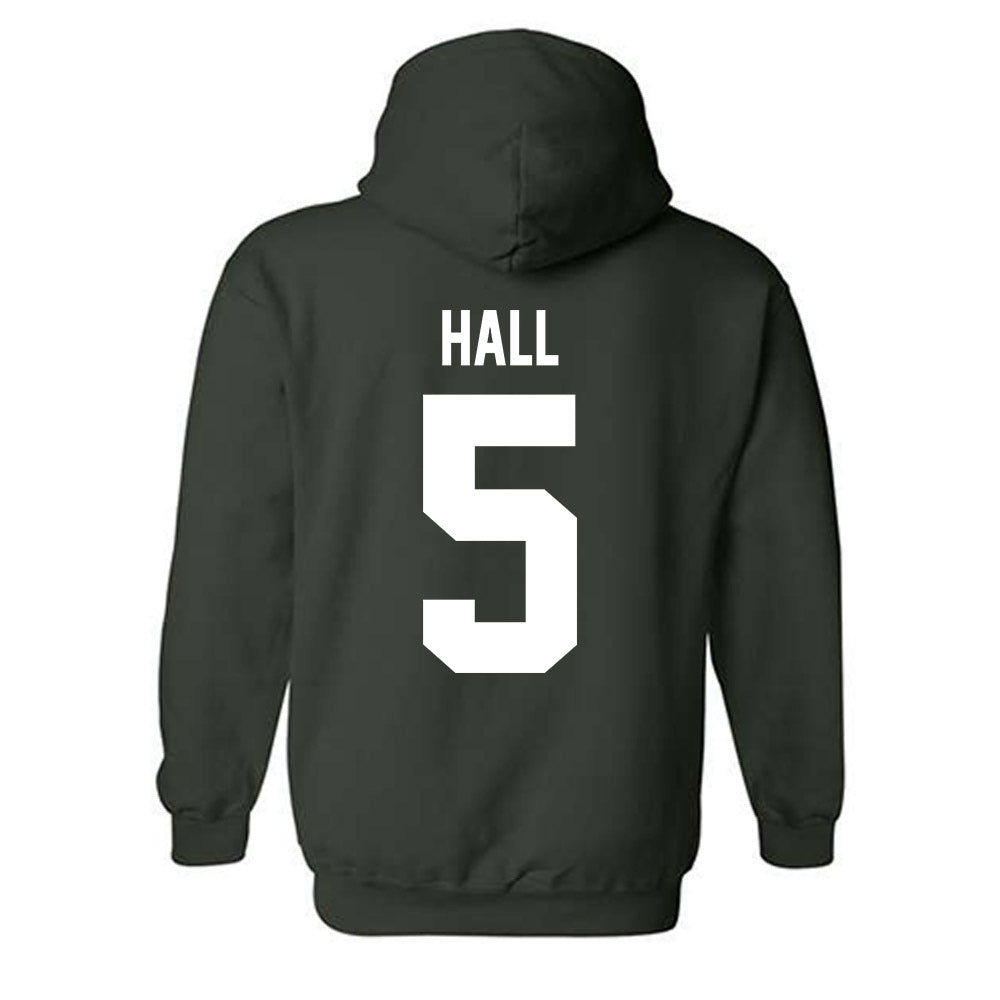 Michigan State - NCAA Football : Jordan Hall - Classic Shersey Hooded Sweatshirt-1